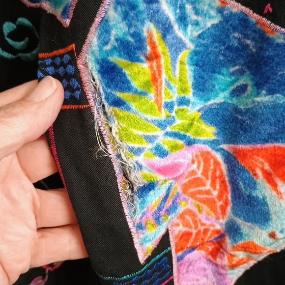 Colorful Embroidered Women's Jacket - Picture 8 of 8